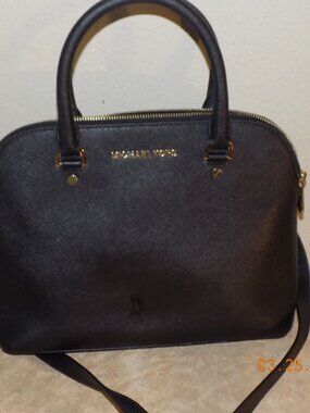 Michael Kors 2 Way Black Satchel Bag